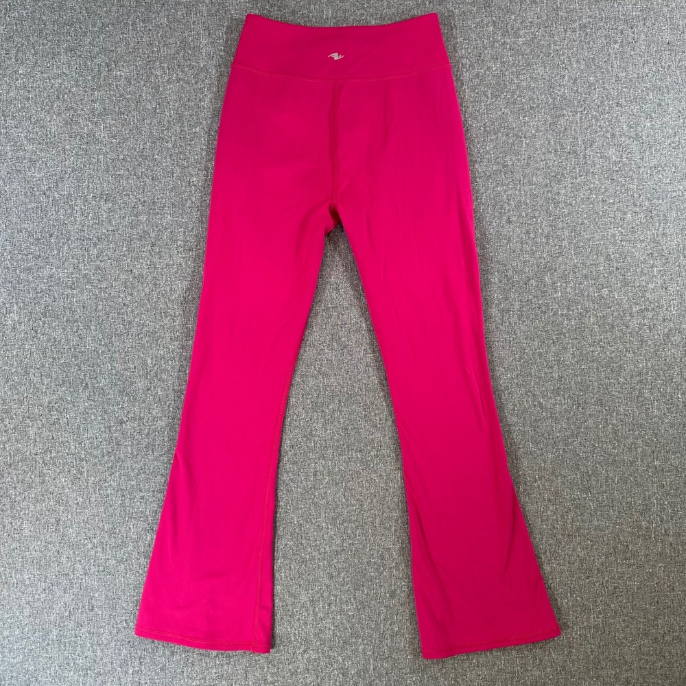 Athletic Works Womens XL Pink Flare Yoga Pant Crossover Waist Activewear Legging - Picture 2 of 8